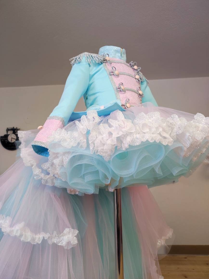 "Sugar " nutcracker Dress With Removable train