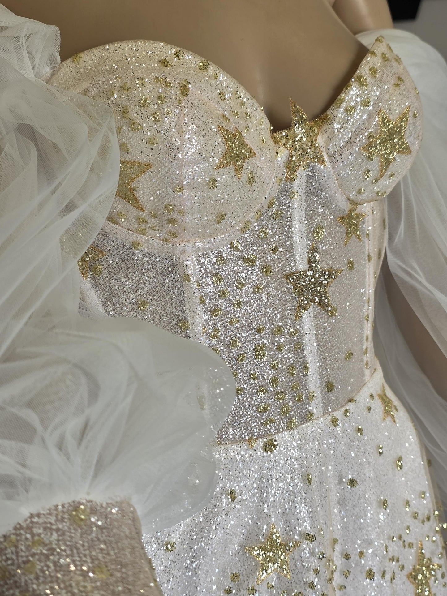 White Star Long Women's Gown